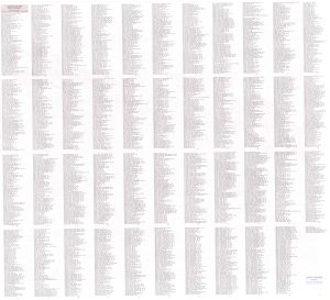 Índice toponímico del mapa de la provincia de León.