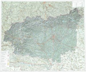 Mapa de la provincia de León