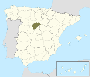 ¿Donde se encuentra la provincia de Segovia?