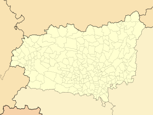 Mapa mudo de la provincia de León