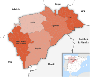 Partidos judiciales de la provincia de Segovia.