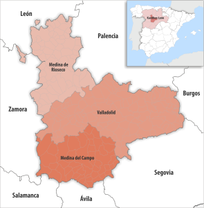 Partidos judiciales de la provincia de Valladolid.