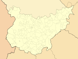 Mapa mudo de la provincia de Badajoz