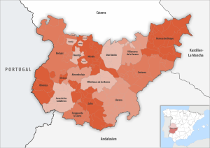 Partidos judiciales de la provincia de Badajoz. Partidos judiciales de la provincia de Badajoz.