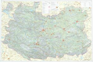 Mapa de la provincia de Ciudad Real