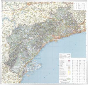 Mapa de la provincia de Tarragona