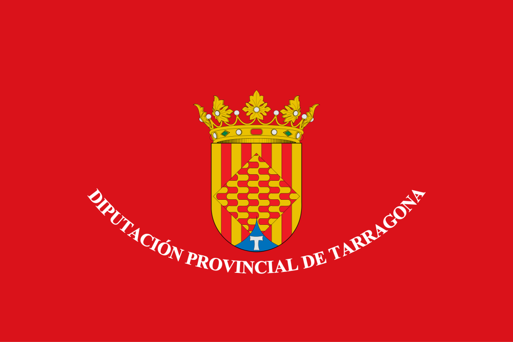 Bandera de la provincia de Tarragona.