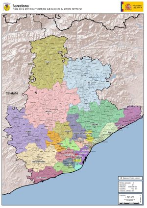 Partidos judiciales de la provincia de Barcelona