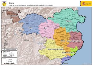 Partidos judiciales de la provincia de Gerona