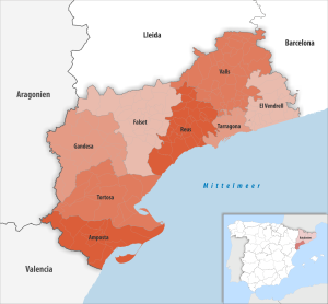 Partidos judiciales en la provincia de Tarragona. Partidos judiciales en la provincia de Tarragona.
