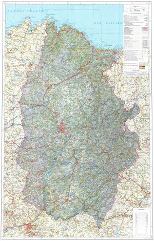 Mapa de la provincia de Lugo