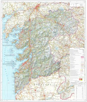 Mapa de la provincia de Pontevedra