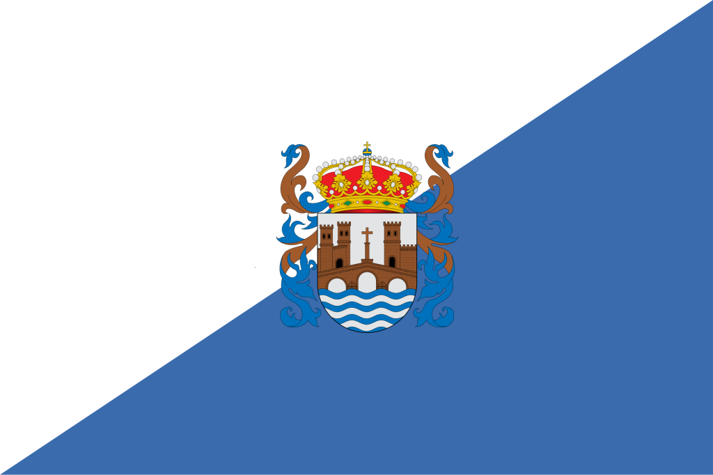 Bandera de la provincia de Pontevedra.