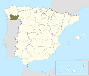 ¿Donde se encuentra la provincia de Orense?