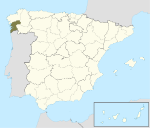 ¿Donde se encuentra la provincia de Pontevedra?