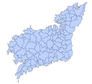 Mapa mudo de los municipios de la provincia de La Coruña.