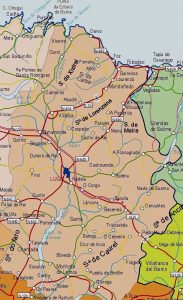 Principales ciudades de la provincia de Lugo.