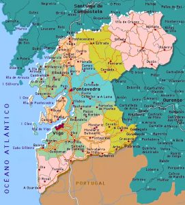 Municipios de la provincia de Pontevedra.