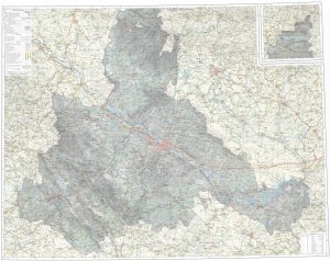 Mapa de la provincia de Zaragoza