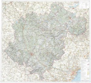 Mapa de la provincia de Teruel