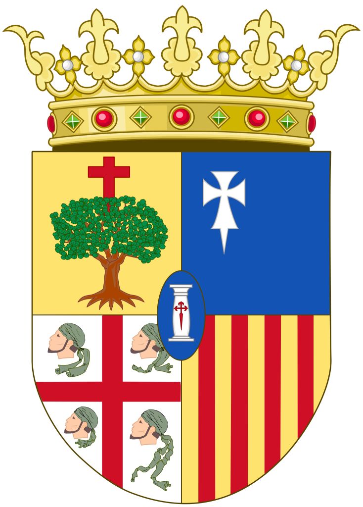 Escudo de la provincia de Zaragoza.