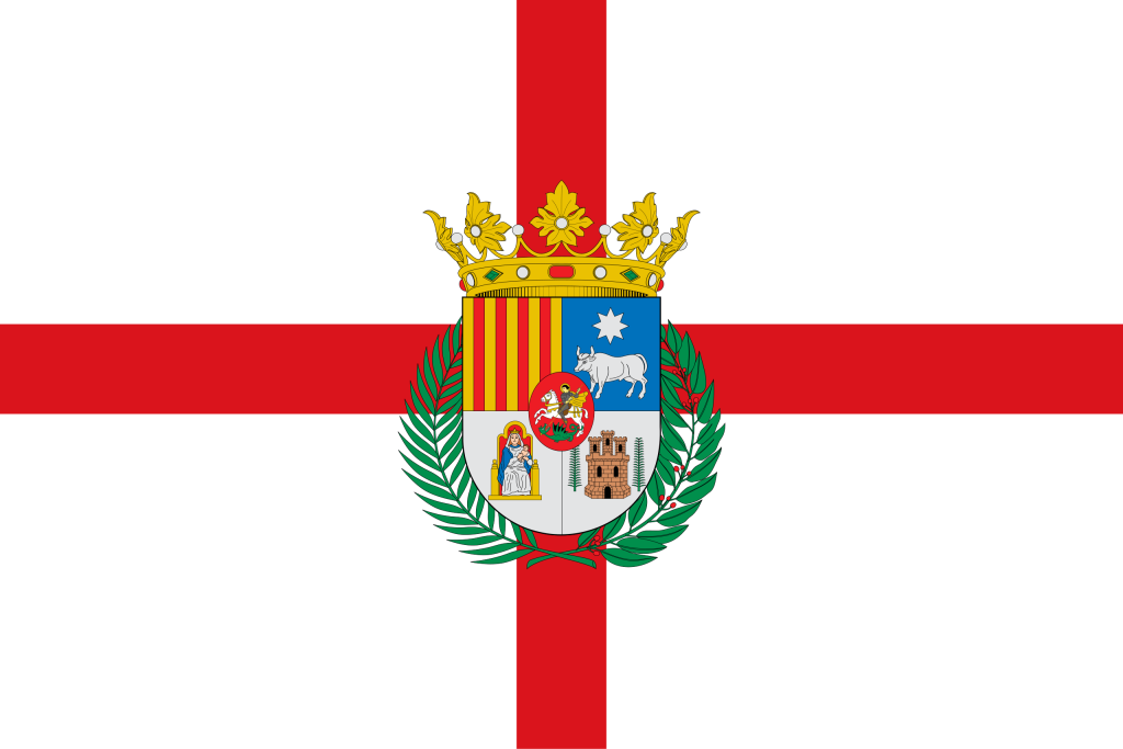 Bandera de la provincia de Teruel.