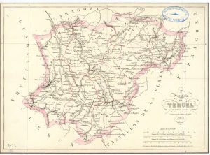 Provincia de Teruel: parte de Aragón 1853