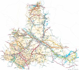 Principales ciudades de la provincia de Zaragoza.