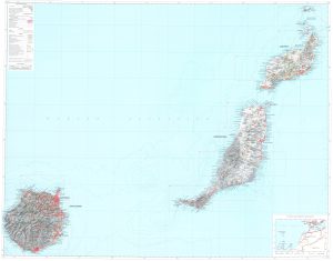 Mapa de la provincia de Las Palmas