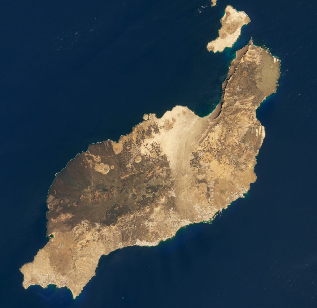 El paisaje lunar de Lanzarote.