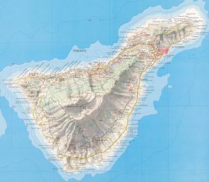 Mapa de Tenerife