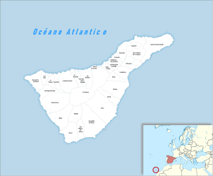 ¿Cuáles son los municipios de la isla de Tenerife?