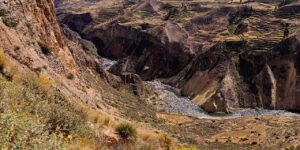 El valle del Colca ubicado en la provincia de Caylloma.