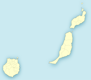 Mapa mudo de la provincia de Las Palmas