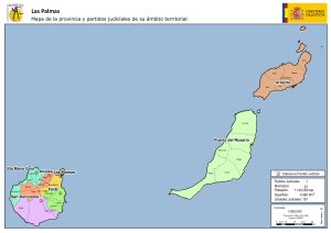 Partidos judiciales en la provincia de Las Palmas