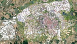 Image satellite de Vitoria-Gasteiz.