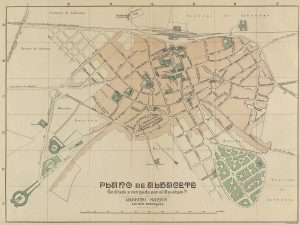 Plano de Albacete 1910