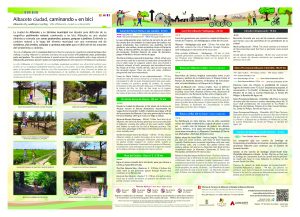 Rutas para andar en bicicleta y a pie por Albacete.