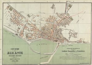 Plano de Alicante 1910