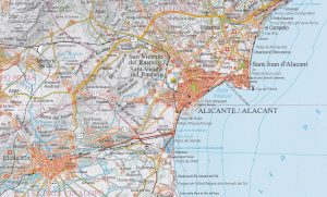 Accesos por carretera a la ciudad de Alicante