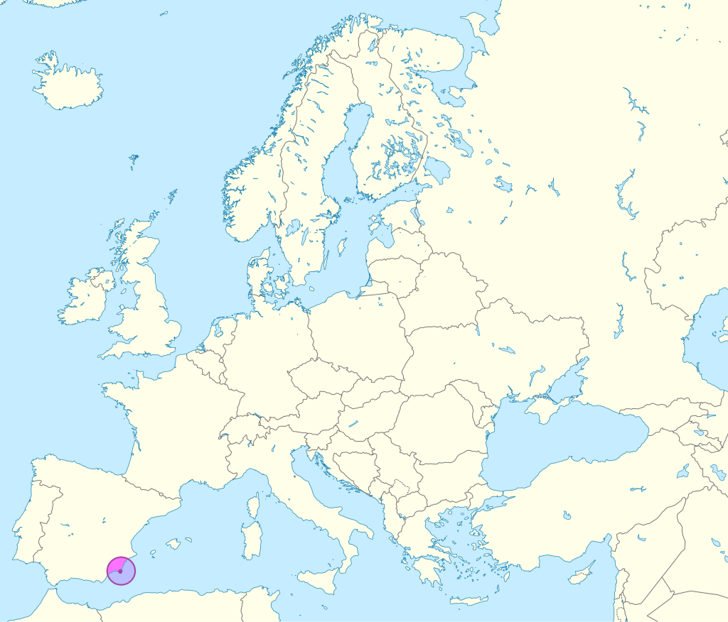 Mapa de ubicación de Cartagena.