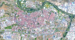 Imagen de satélite de Logroño. Imagen de satélite de Logroño.