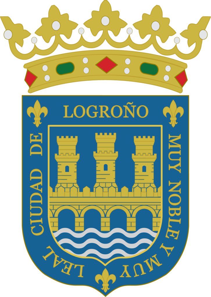 Escudo de la ciudad de Logroño.