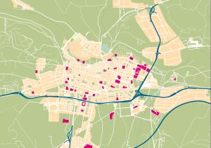 Mapa mudo de Logroño