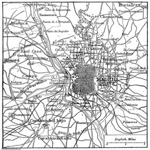 Mapa de Madrid 1906.