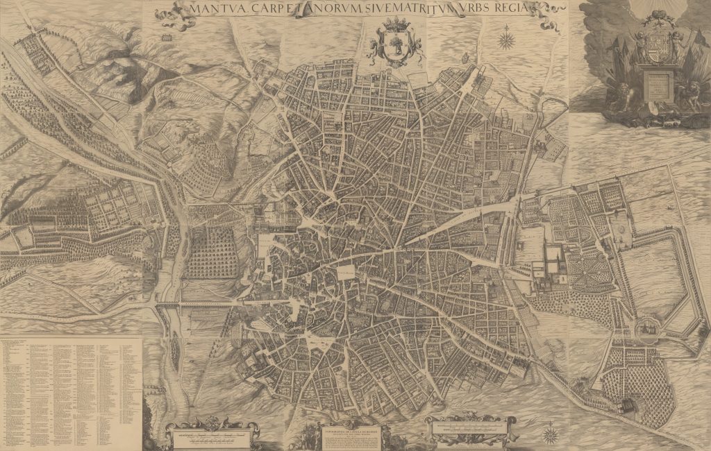 Plano de la villa de Madrid de 1656.