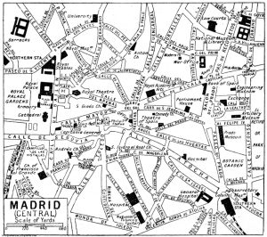 El centro de Madrid 1922.
