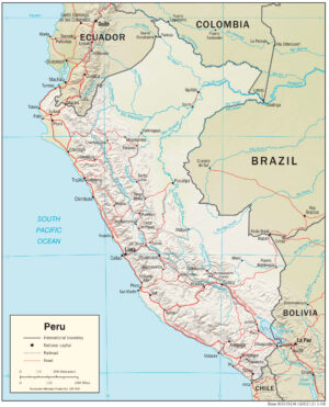 Mapa del Perú