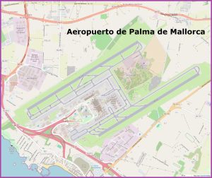 Plano del Aeropuerto de Palma de Mallorca