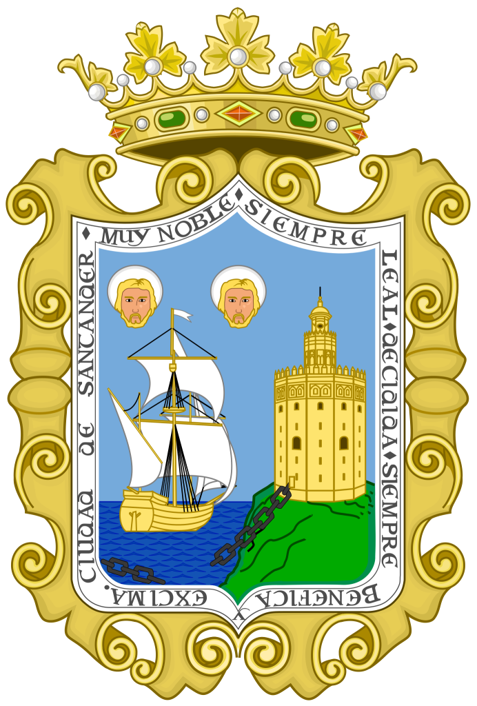 Escudo de la ciudad de Santander.
